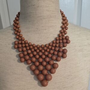 Mauve Beaded Necklace